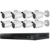 Kit Vidéosurveillance 8 Caméras Bullet - Hikvision - HIK-KITNVR8BULL2-001 - Blanc