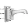 Hikvision - DS-1604ZJ-BOX-POLE - Support Mural Avec Boite De Jonction Pour Caméra Dôme - Blanc