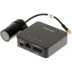 Mini Caméra 2MP + Boîtier De Connexion Avec Câble RJ45 10m - DS-2CD6425G0-10 Hikvision - Noir