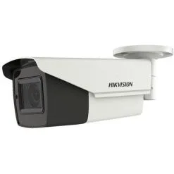 HIKVISION Caméra Tube 8 Mp - Varifocale Motorisée - IR 80m - Blanc