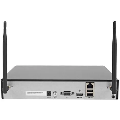 Enregistreur Numérique Wifi 4K - 4 Voies - DS-7604NI-K1/W Hikvision - Noir 2 Enregistreur Numérique Wifi 4K - 4 Voies - DS-7604NI-K1/W Hikvision - Noir – Image 2