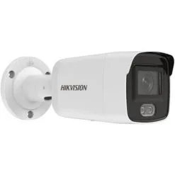 Hikvision - DS-2CD2087G2-L(2,8mm) - Caméra Tube IP 8MP Infrarouge 40 M - Blanc