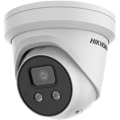 Hikvision DS-2CD2346G2-IU(2,8mm)(C) - Camera Dôme IP - 4 MP IR 30M - Technologie Acusense Et Darkfighter - Blanc