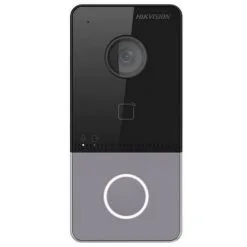 Portier Vidéo IP Lecteur Carte - DS-KV6113-WPE1(B) Hikvision - Noir