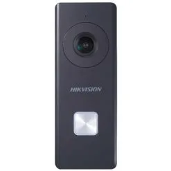 Sonnette Vidéo IP Wifi 1 Bouton - DS-KB6403-WIP Hikvision - Gris