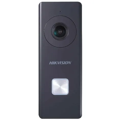 Sonnette Vidéo IP Wifi 1 Bouton - DS-KB6403-WIP Hikvision - Gris 1 Sonnette Vidéo IP Wifi 1 Bouton - DS-KB6403-WIP Hikvision - Gris