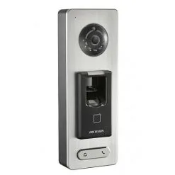 Portier Vidéo Saillie Lecteur D'empreintes DS-K1T501SF - Hikvision - Gris