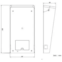 Hikvision DS-KABV8113-RS Tettuccio Protettivo Antipioggia Per Montaggio A Parete Postazione Esterna DS-KV8x13-WME1 -HIKVISION Soldes Boutique 50791429 3