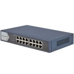 HIKVISION Switch 16 Ports Non-manageable Gigabit - DS-3E0516-E(B) - Bleu