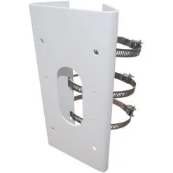 Hikvision - Support Poteau Pour Caméra - Blanc